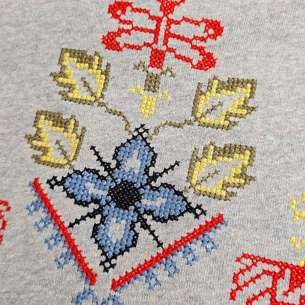John Mark Cross Stitch/Embroidered Top - Picture 7 of 8